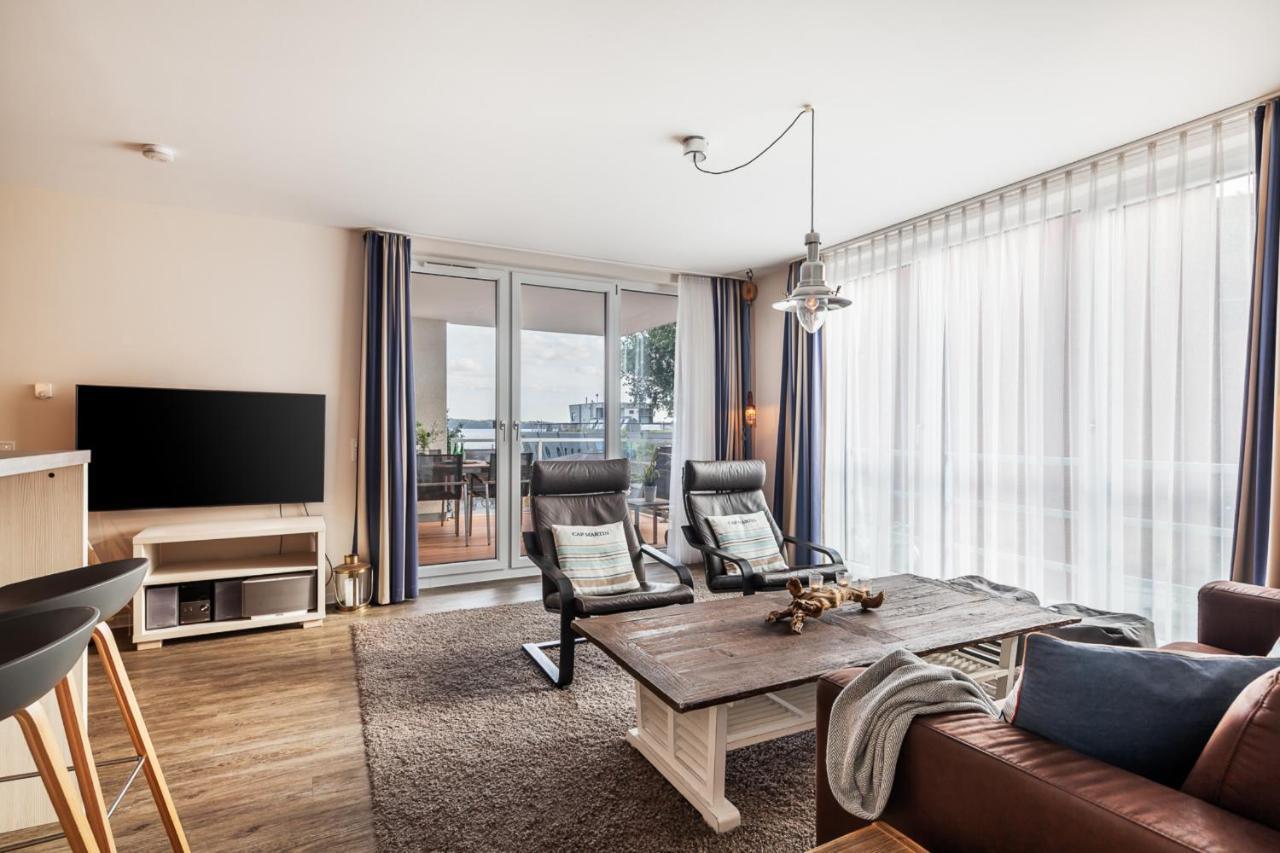 Apartmenthaus Hafenspitze Ap 5 - "Am Yachthafen 5" - Blickrichtung Offenes Meerstrandpromenade Eckernförde Extérieur photo