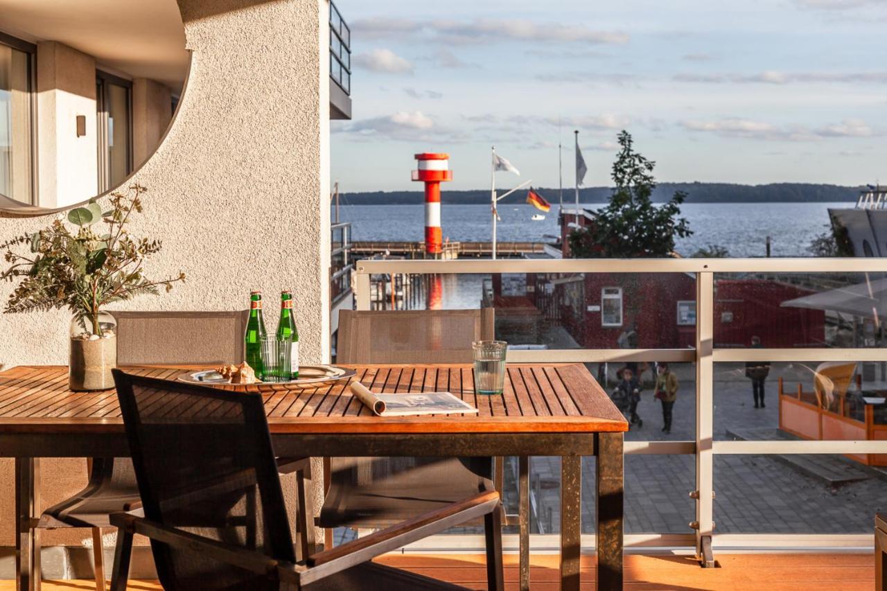 Apartmenthaus Hafenspitze Ap 5 - "Am Yachthafen 5" - Blickrichtung Offenes Meerstrandpromenade Eckernförde Extérieur photo