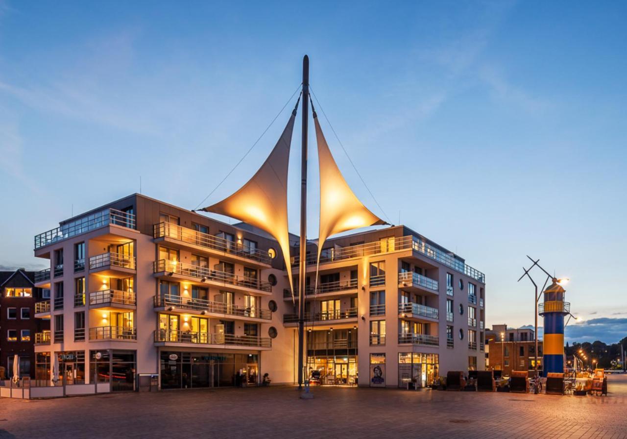 Apartmenthaus Hafenspitze Ap 5 - "Am Yachthafen 5" - Blickrichtung Offenes Meerstrandpromenade Eckernförde Extérieur photo